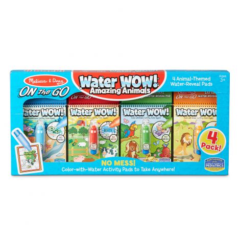 Set 4 Carnete Colorat Apă Magica Melissa & Doug