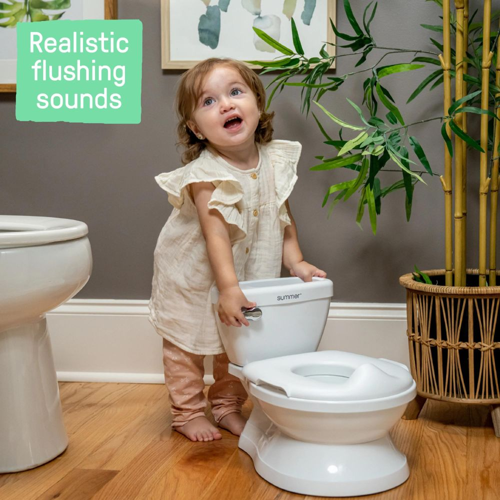 Olita cu sunete My Size Potty Pro, Alb, Ingenuity - imagine 6
