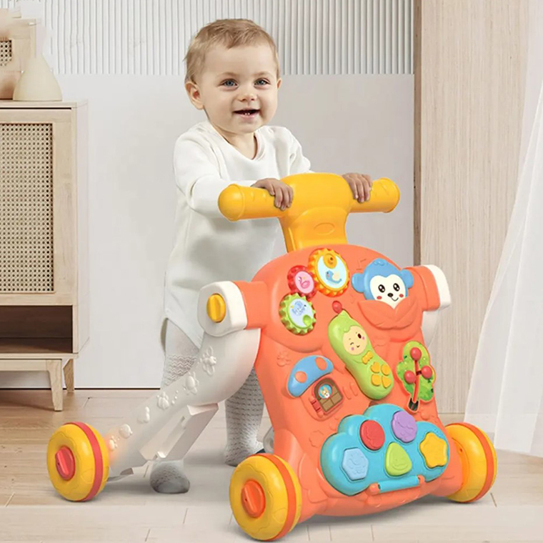 Antepremergator Malplay 3in1 Orange - Educativ Interactiv