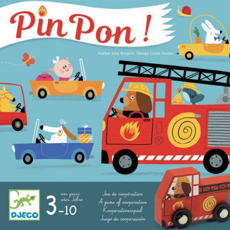 Joc Cooperare Djeco Pin Pon - Pompieri