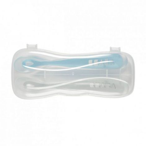 Set 2 Lingurite Silicon Beaba pentru Diversificare - imagine 3