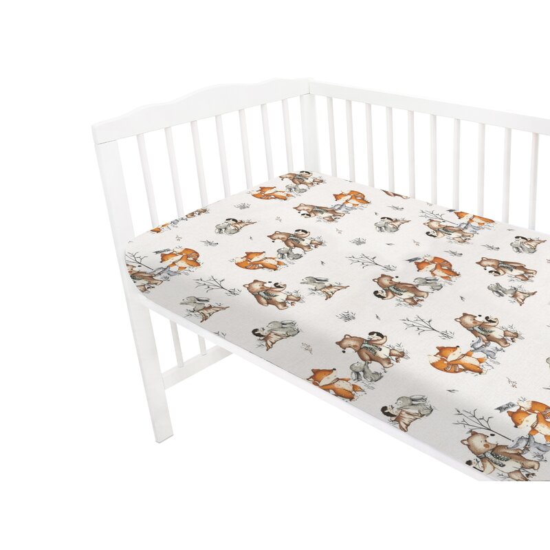 Cearceaf Miminu Bumbac 140x70 cm, Design Time for fun