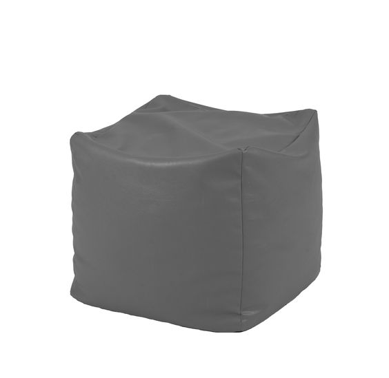 Taburet Cub Dark Grey Pufrelax - Premium PU