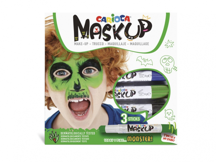 Carioca Mask-Up Monster | Machiaj Non-Toxic Copii
