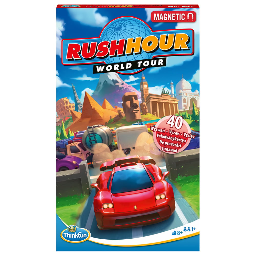 Joc Logică Magnetic Think Fun Rush Hour World Tour