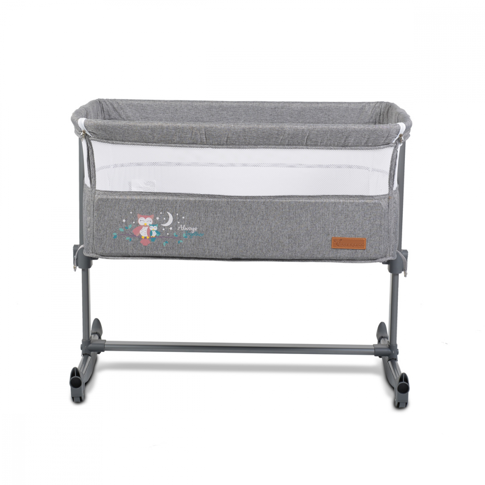 Patut Co-Sleeper Cangaroo Grey, 5 niveluri - imagine 8