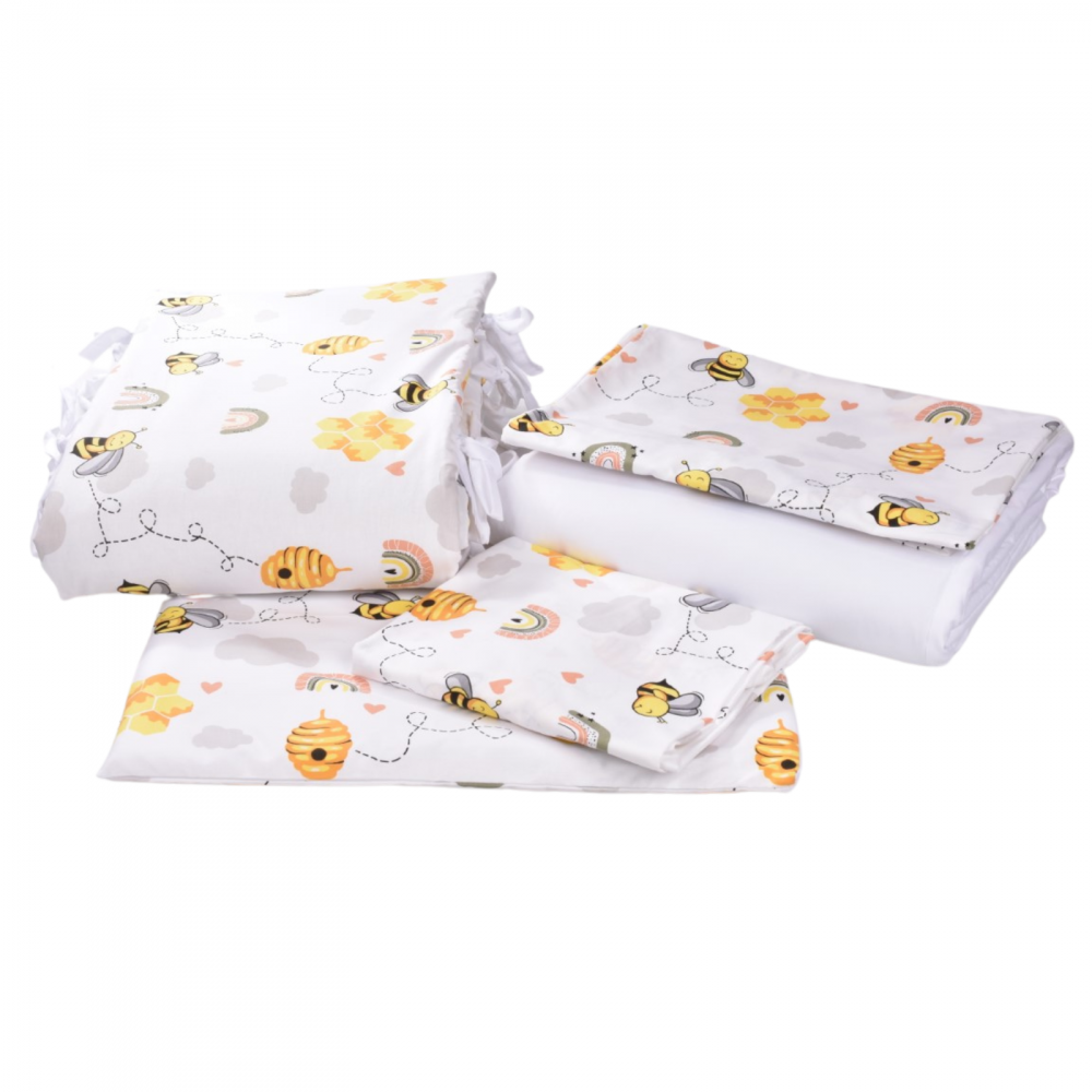 Lenjerie Patut 6 Piese Confort Family Albinute - imagine 3