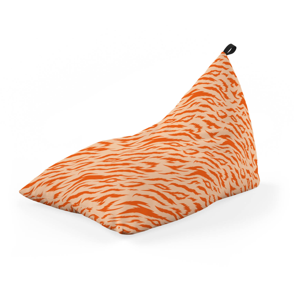 Fotoliu Puf Lounge Tigre Orange | Updeco - imagine 5