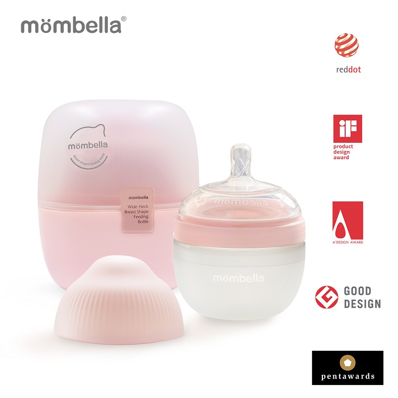 Biberon Anticolici Mombella 120ml Roze - imagine 6