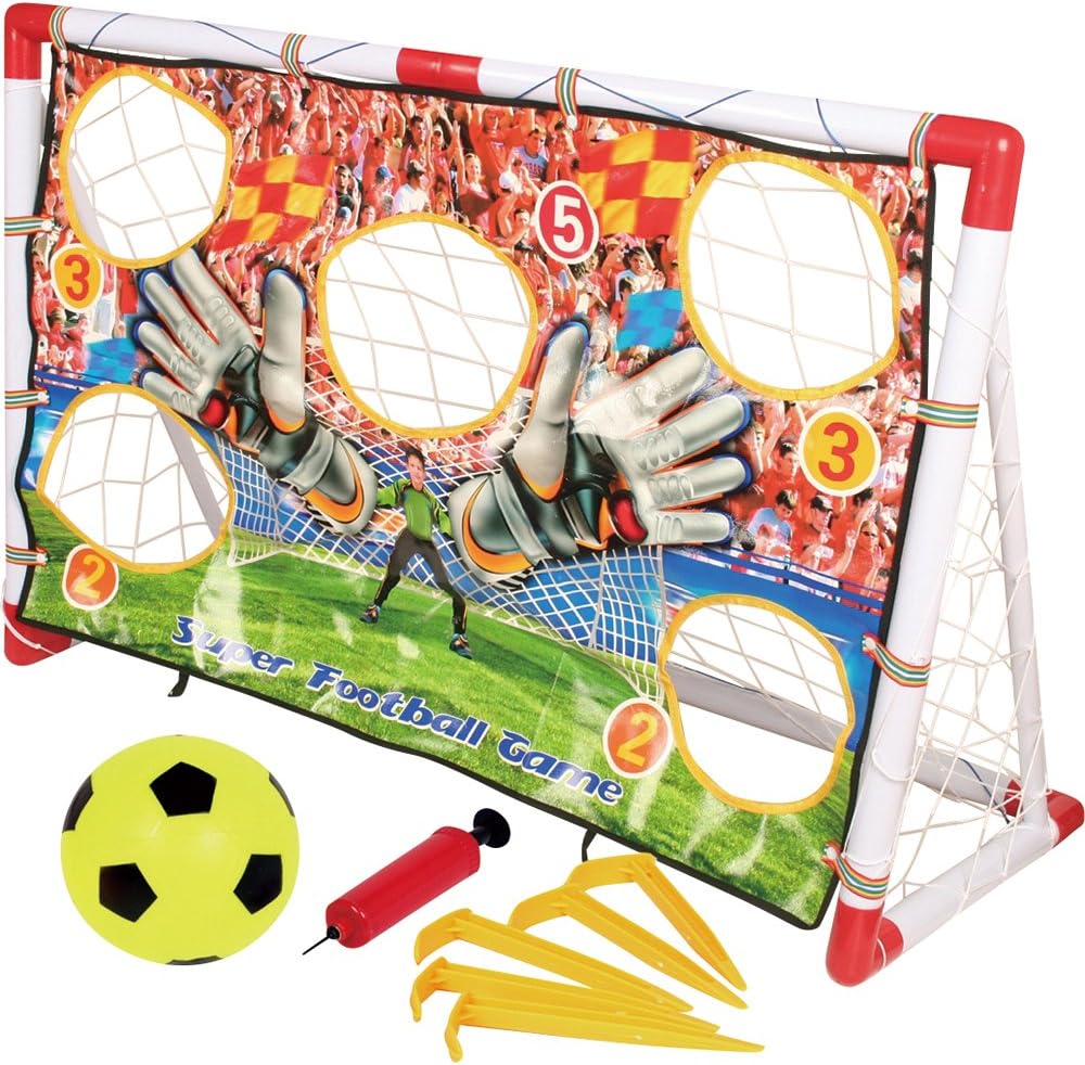 Set Poartă Fotbal Malplay cu Plasă și Minge - imagine 5