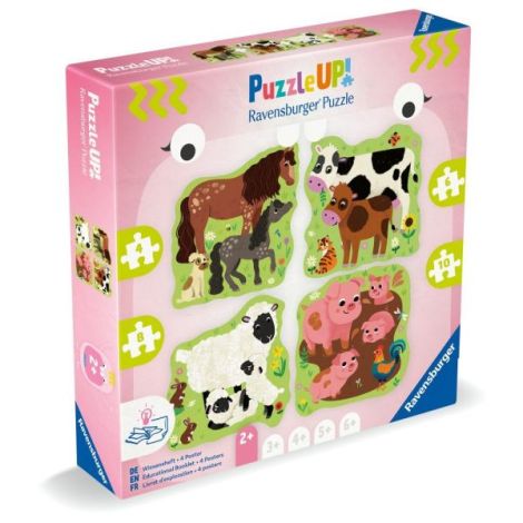 Puzzle Up Ferma Ravensburger 4-10 piese - imagine 2