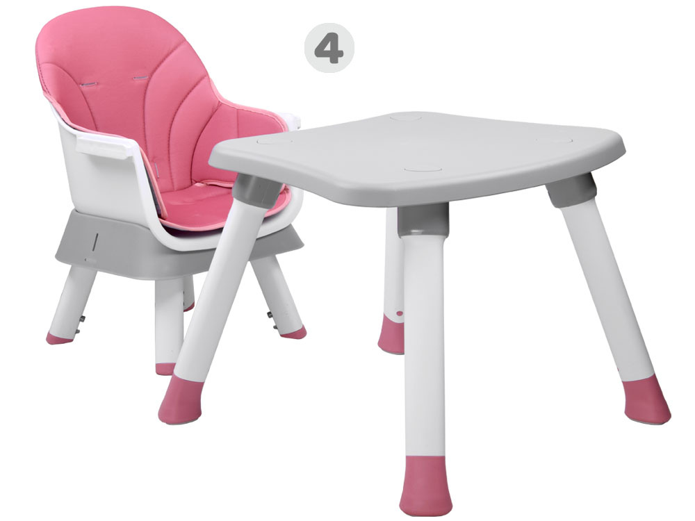 Scaun Masa 6in1 Roz Jokomisiada | Cresc - imagine 10