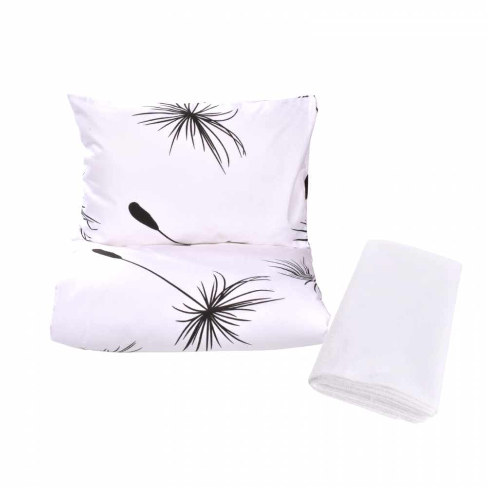 Lenjerie 3 piese Papadii + Protectie Confort Family - imagine 3
