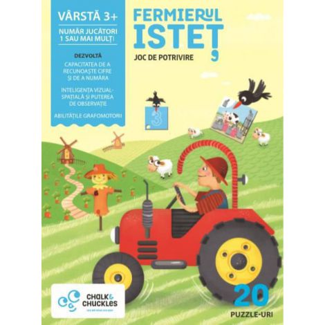 Joc educativ Fermierul Isteț Chalk and Chuckles
