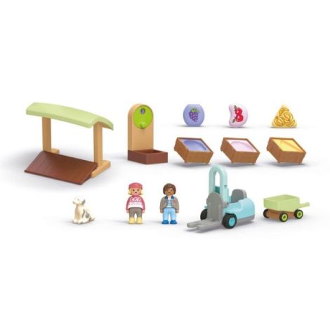 Playmobil Junior Taraba Piata - Jucarie Creativa - imagine 4