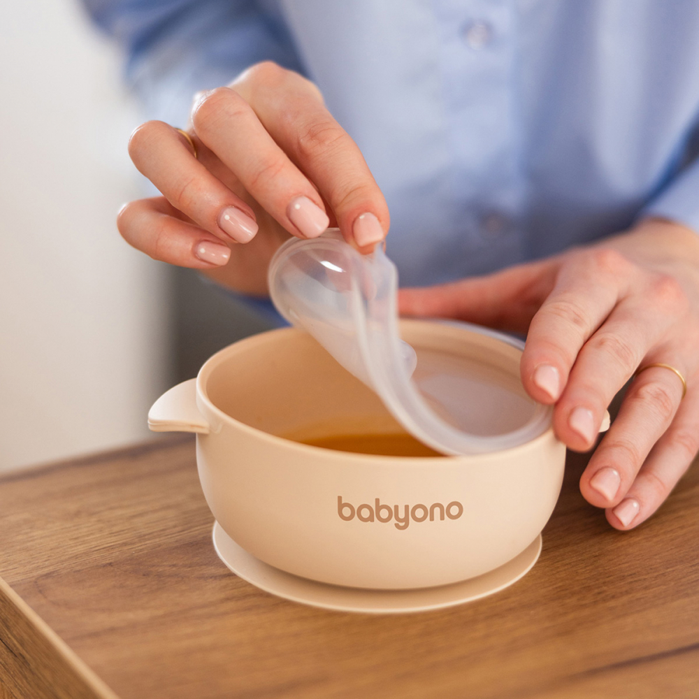 Bol Silicon Babyono cu Ventuza Antivrăjire - imagine 5