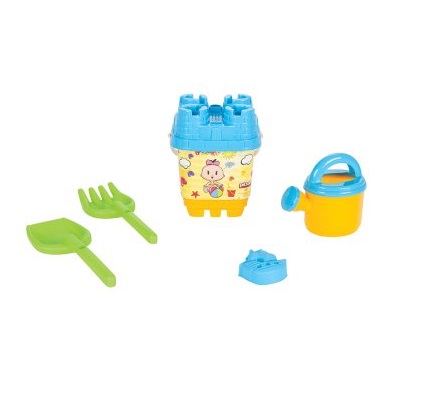 Set Nisip Mini Castle Blue Pilsan | Jucărie Plajă
