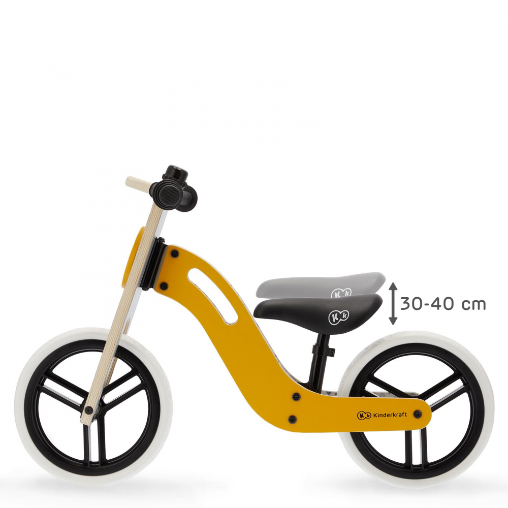 Kinderkraft Uniq Honey - Bicicletă echilibru lemn - imagine 5