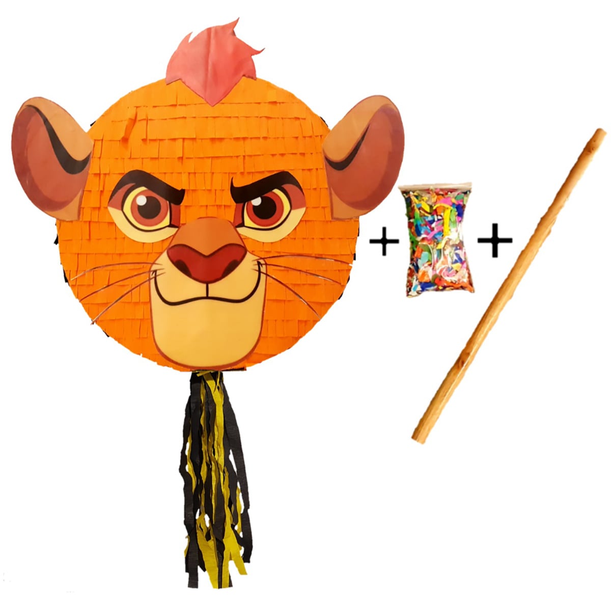 Pinata Leu cu Bat si Confetti PinaStar