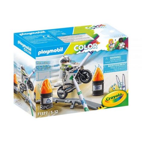 Playmobil Color Motocicleta - Aventură și Creativitate - imagine 3
