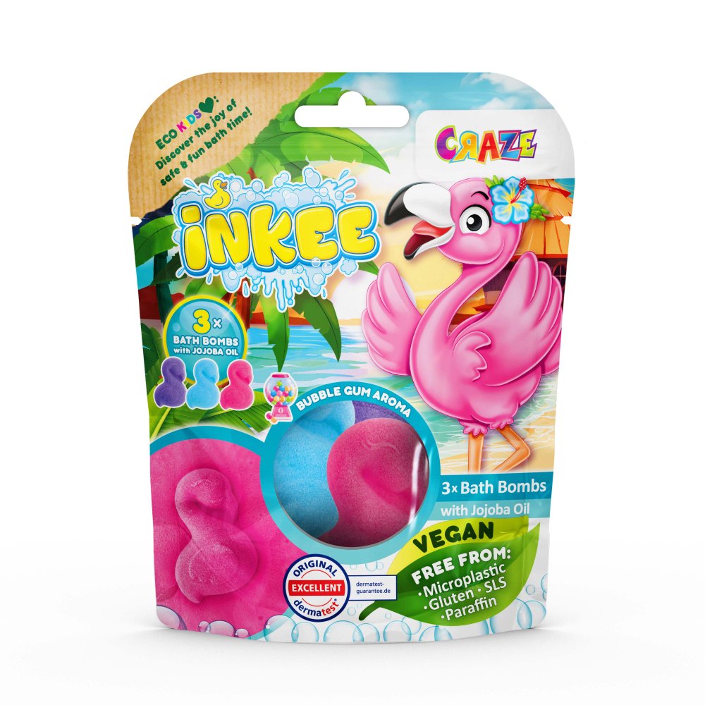 Bombe de Baie Inkee Flamingo | Relaxare și Culoare
