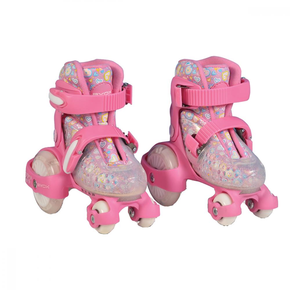 Patine Byox Little Beetle Pinky Girl, Roz - imagine 4