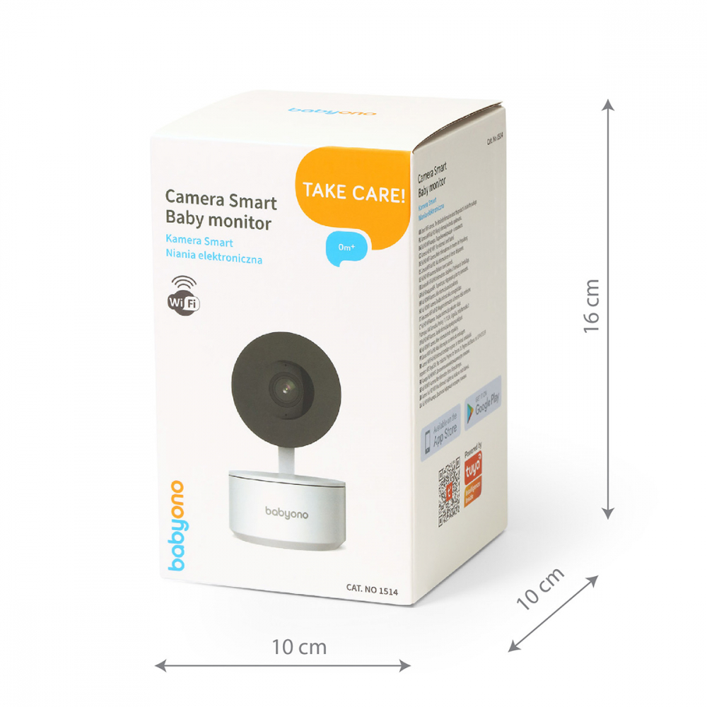 Camera Smart Monitorizare Bebe Babyono cu Video și Audio