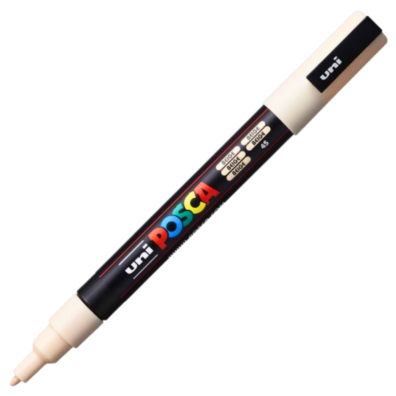 Marker Posca PC-3M Vârf Fin Bej | Vopsea Apă