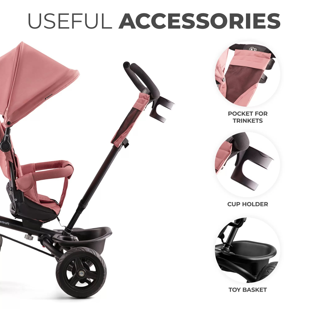 Kinderkraft Aveo - Tricicleta cu rotativ 9luni+ - imagine 2