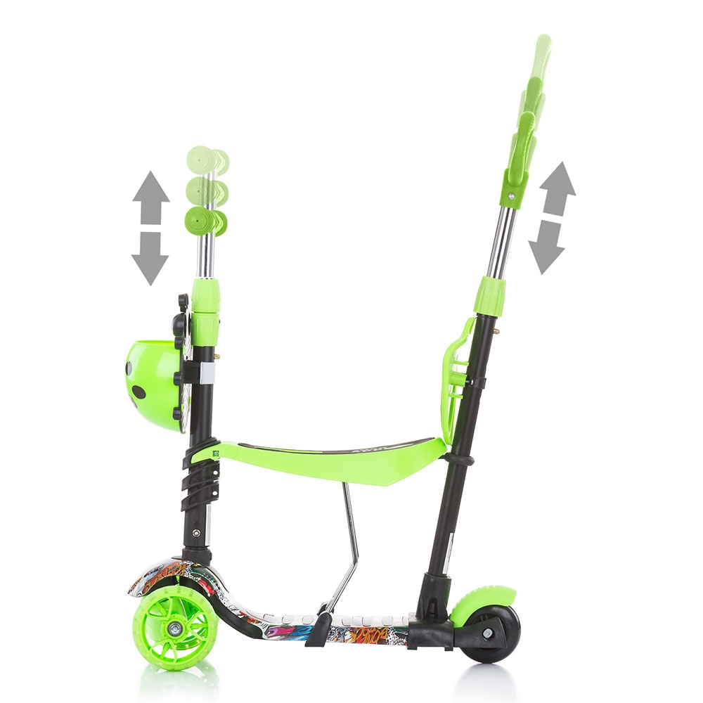 Trotineta 3 in 1 Chipolino Kiddy Evo, cu Mâner și Sezut - imagine 2