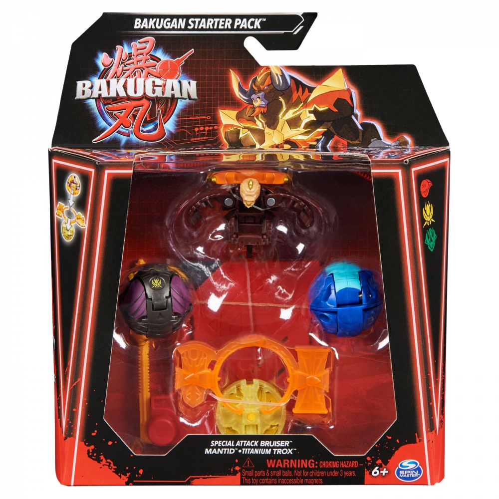 Bakugan Starter Pack Titanium Trox Spin Master