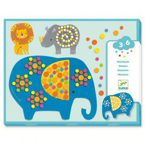 Mozaic Djeco Jungla Vesela - Joc Creativ 3-6 ani - imagine 5