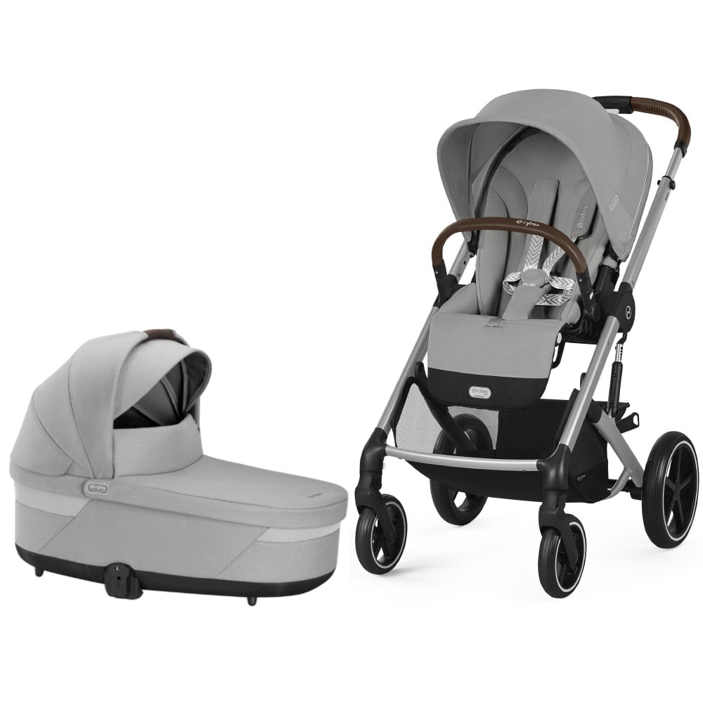 Carucior Cybex Balios S Lux 2in1 Silver Stone Grey