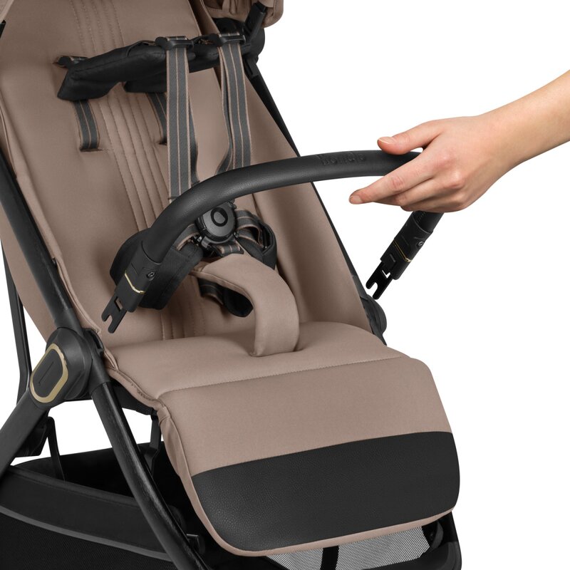 Carucior Sport Lionelo Bess Bej - 7.5kg Ultra-Light - imagine 3