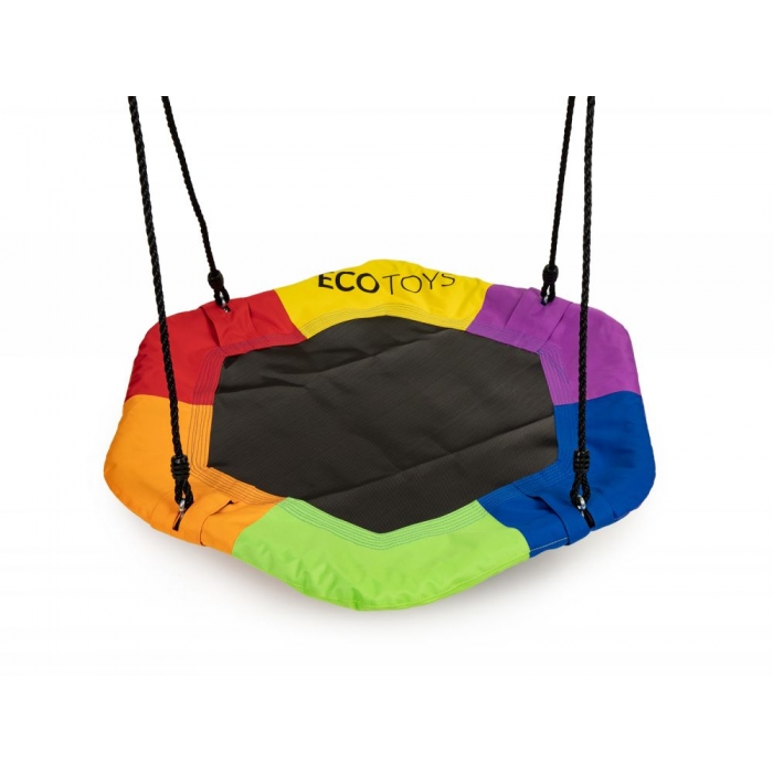 Leagan Ecotoys cuib barza MIR6023, multicolor - imagine 2