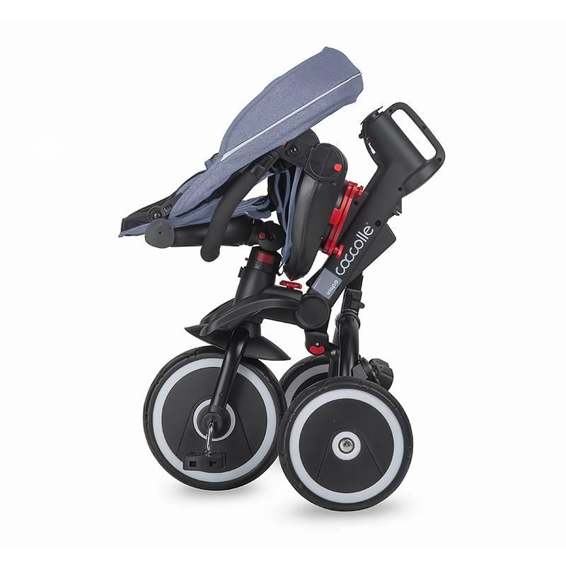 Coccolle Vispo Tricicletă Pliabilă Urban Grey - imagine 6