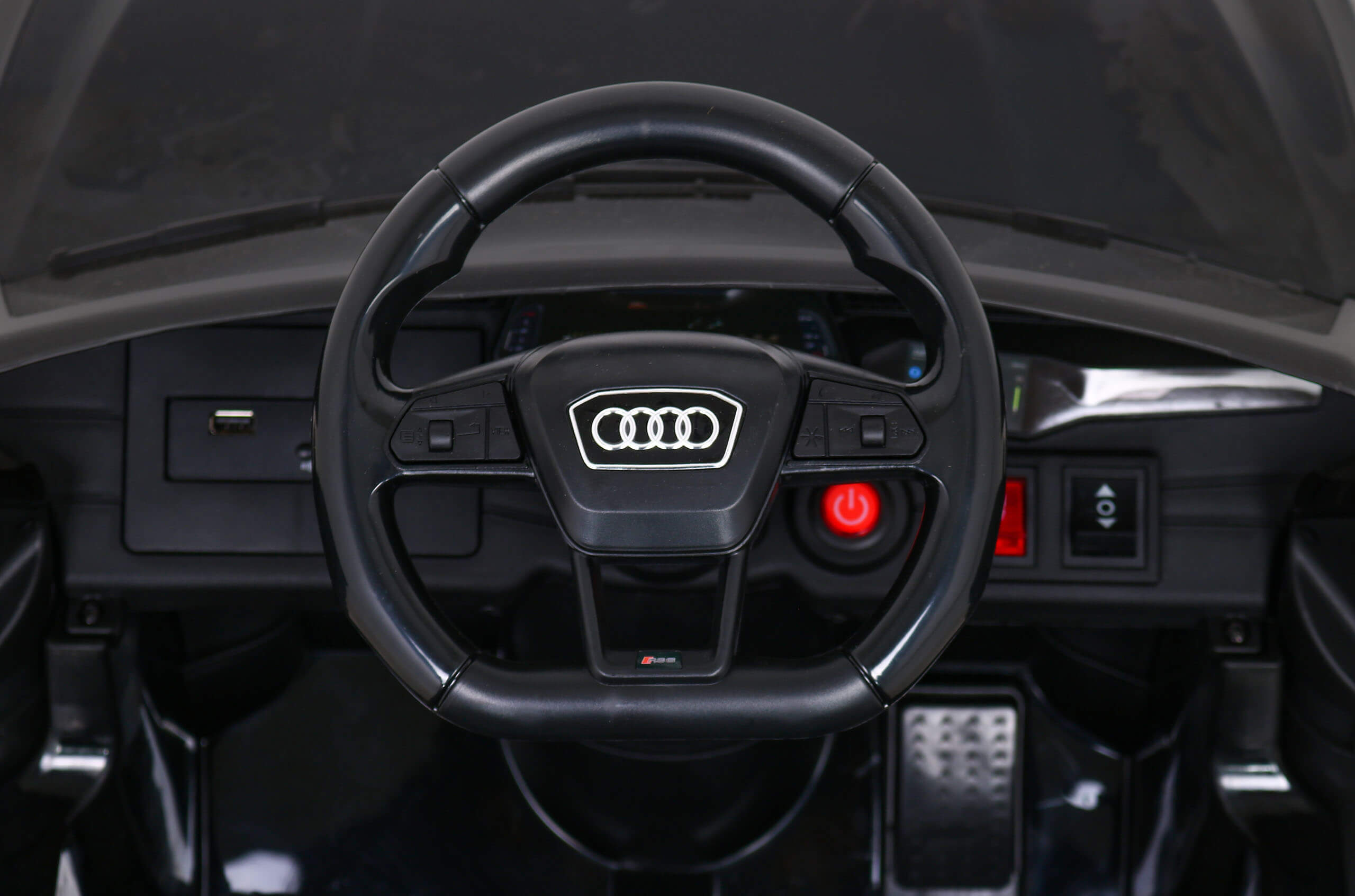 Masinuta Electrica Audi RS6 12V Negru - imagine 7