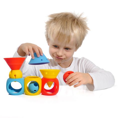 Building Genius Moluk | Set Senzorial Constructie 9 Piese - imagine 2