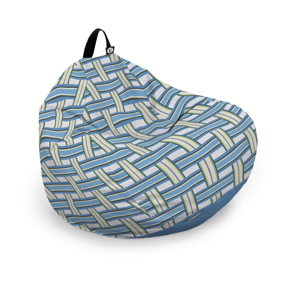 Husa Bean Bag Para XL Blueberry & Kiwi | Updeco - imagine 6