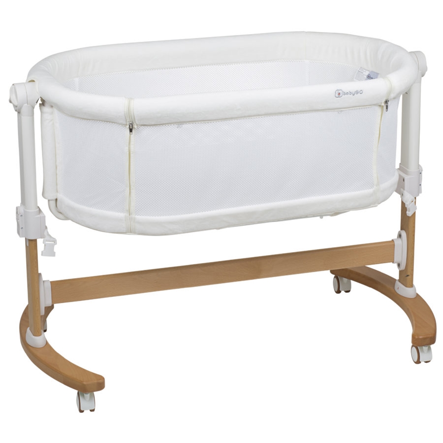 Patut Co-Sleeper BabyGo 2 in 1 Amila Creme - imagine 9