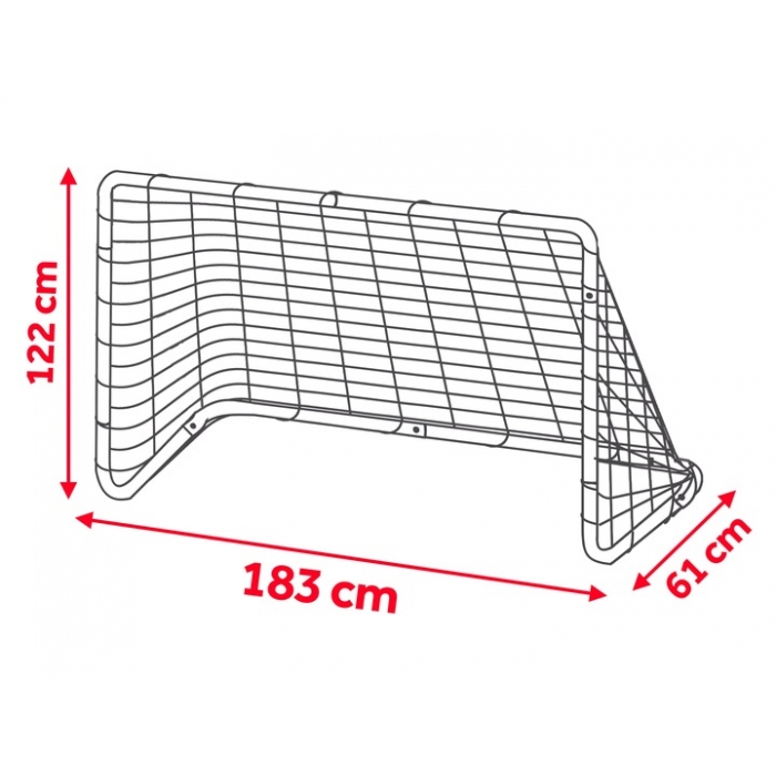 Set 2 Porți Fotbal Neo-Sport Rezistente - imagine 5
