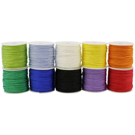 Ocolor Set 10 Snururi Colorate pentru Bijuterii