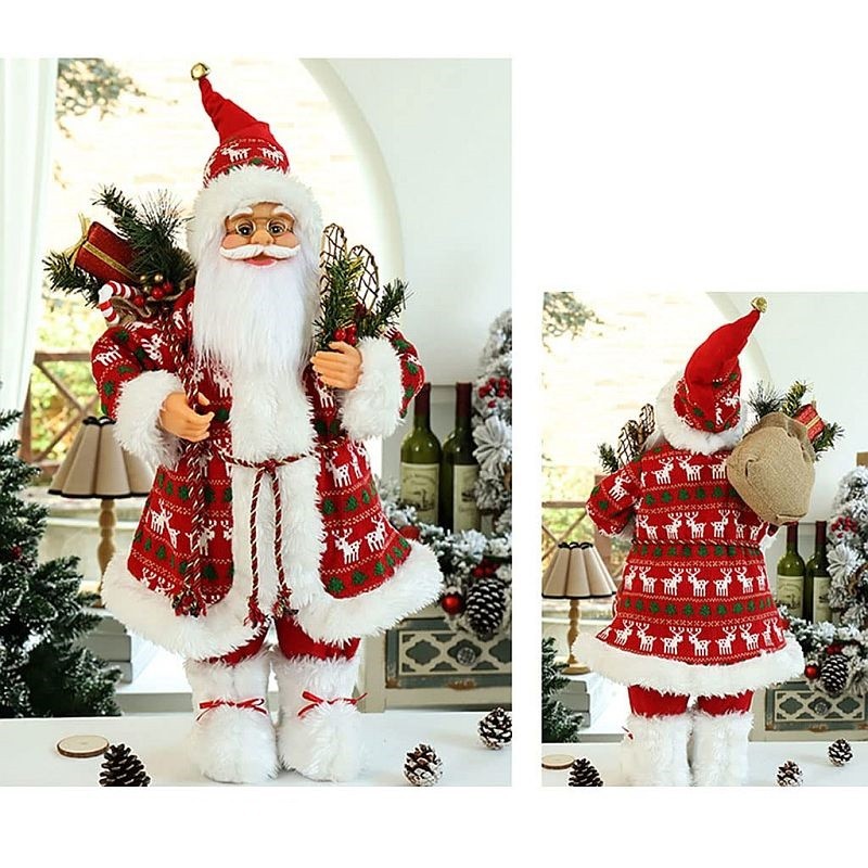 Mos Craciun Procart 45cm Figurina Reni - imagine 5