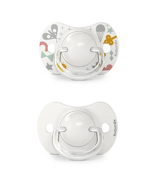 Suzete Suavinex SX Pro, 2 buc, Gri, 0-6 luni - imagine 4