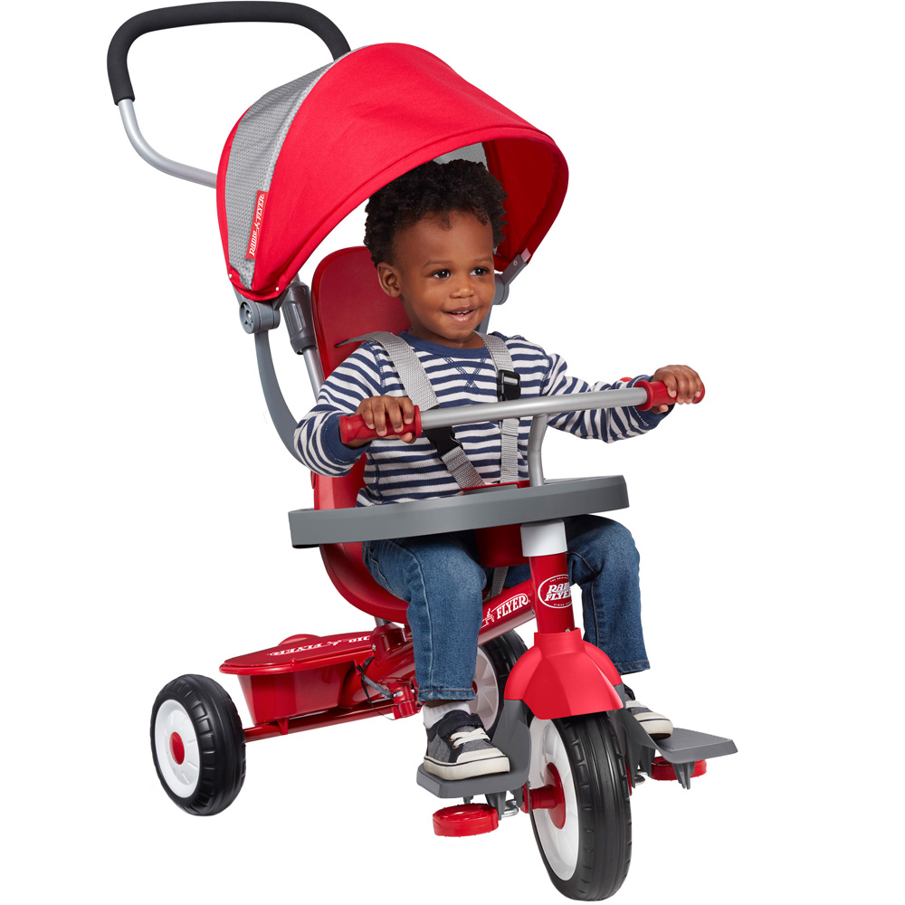 Tricicleta Radio Flyer 4 în 1, Roșu
