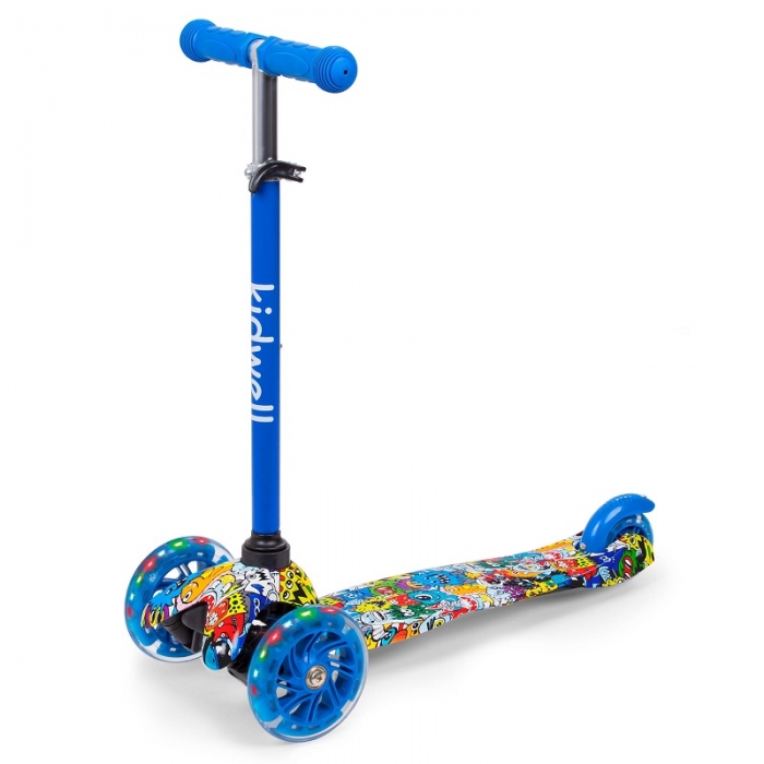 Kidwell Uno Monsters Trotinetă LED Ghidon Reglabil - imagine 6