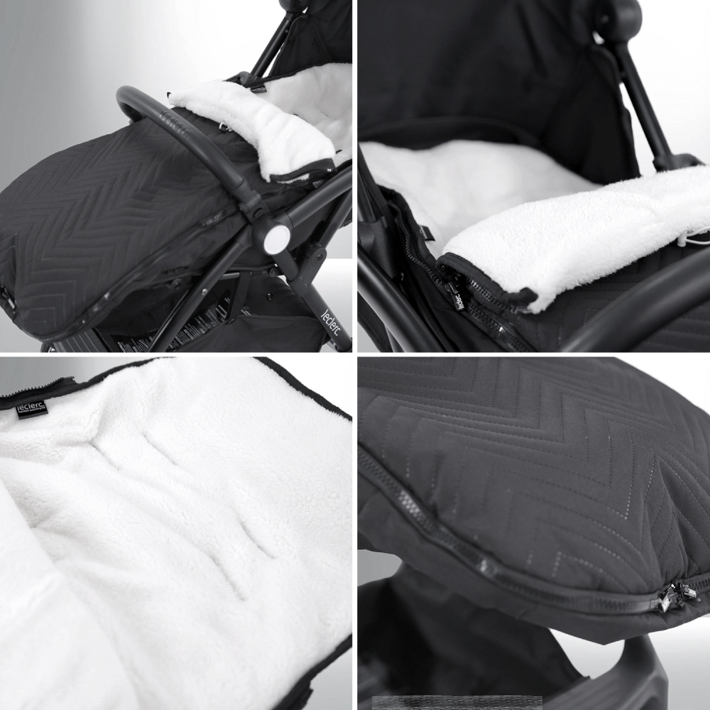Husa Picioare Deluxe Black Leclerc | Confort Termic