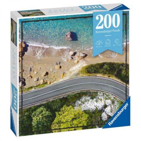 Puzzle Ravensburger 200 piese Șosea Plajă - imagine 3