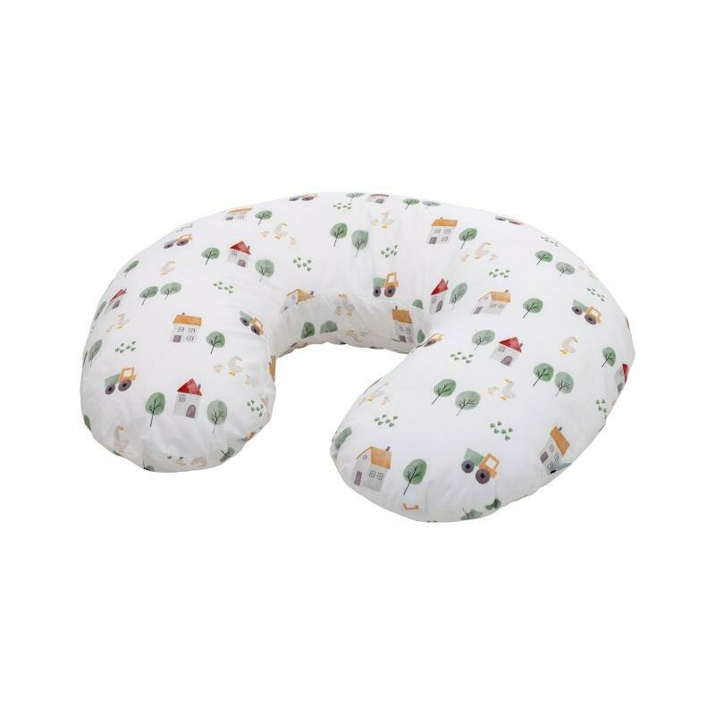 Perna alăptare Bubaba Farm/White, confort și siguranță