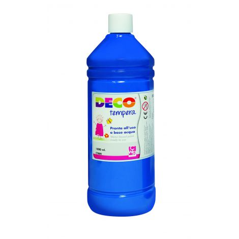 Tempera Cwr 1000ml Albastru, Pictura Sigura